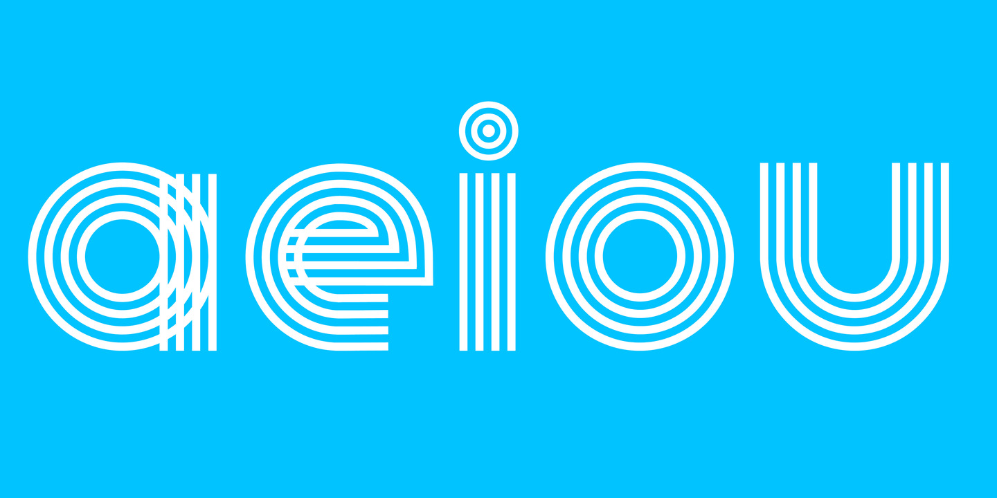 Пример шрифта Olio #10